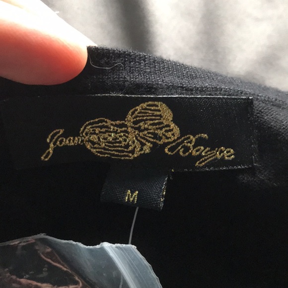 Joan Boyce black sleeveless sequined tank top. Brand New Size Medium. - Picture 4 of 10